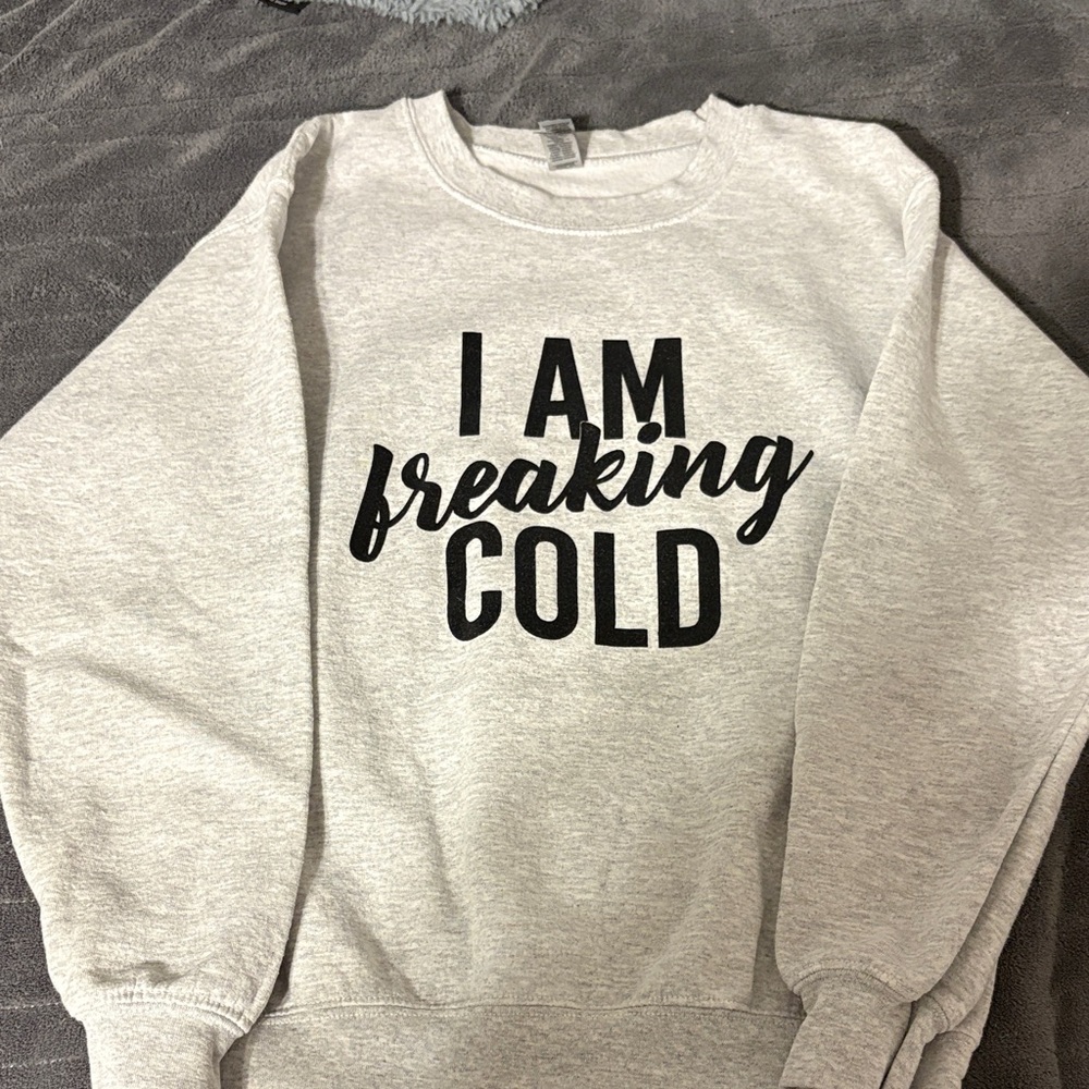 Gray Graphic Sweater